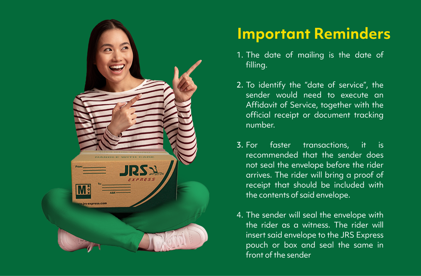 JRS Express Kahit Kailan Maaasahan, Kahit Saan Makakarating